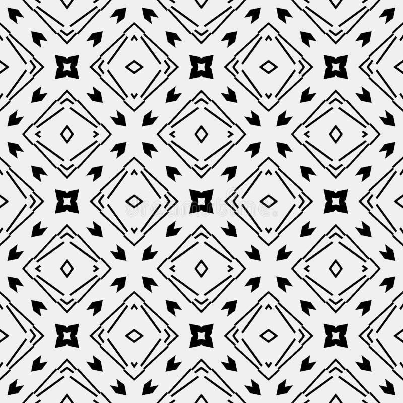 Black and white patterns stock illustration. Illustration of decor