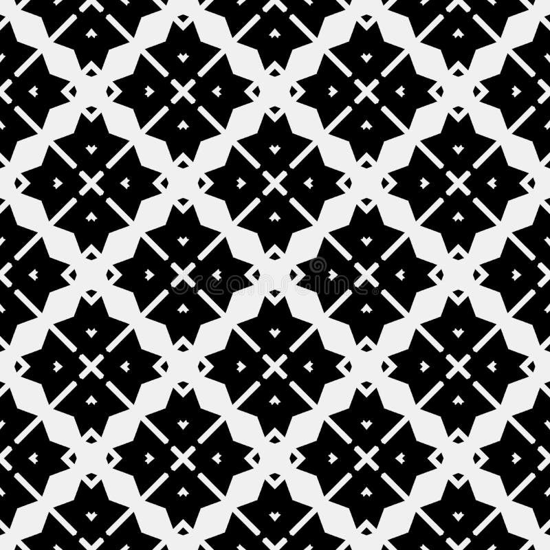 Black and white patterns stock illustration. Illustration of black