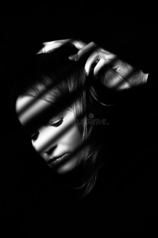 Woman Trapped In Chains. Photography Symbolizing Captivity Or Violence Against Woman. Stock Photo, Picture and Royalty Free Image. Image 146416623.