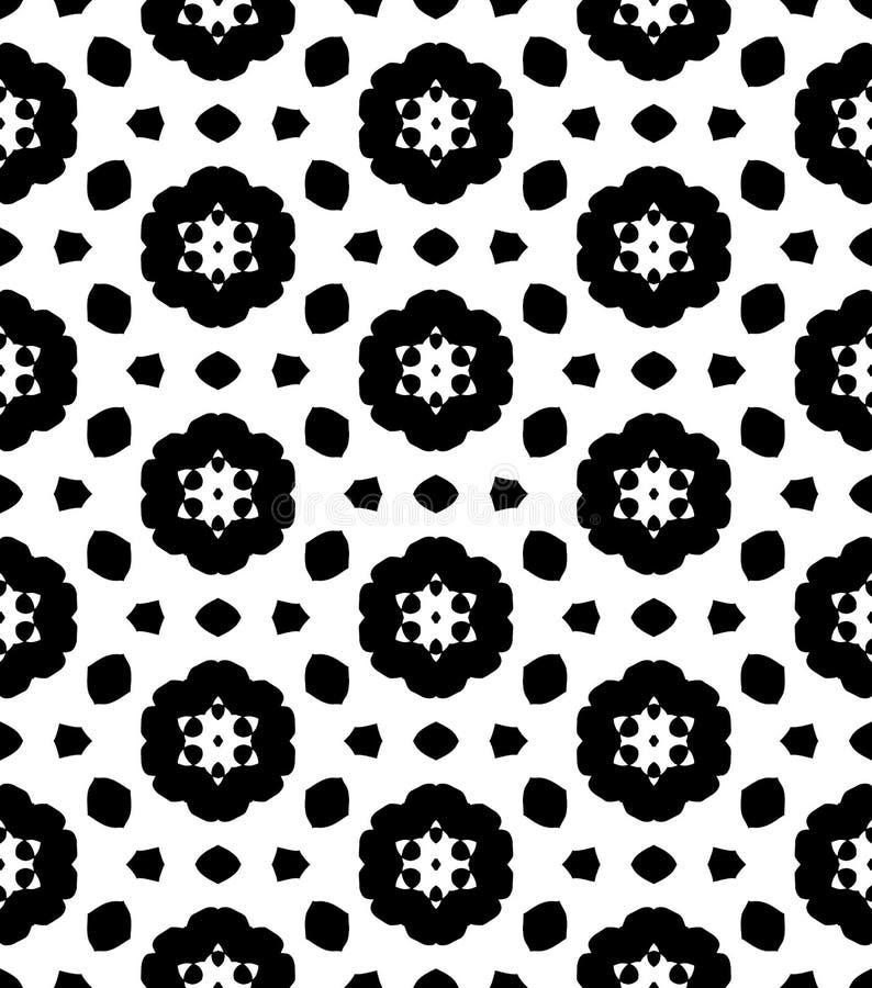 Black and white repeat seamless pattern vector image design. Black and white repeat seamless pattern , vector image design useful for many purpose like , screen savers , banners albums ,cards printing , wallpapers , backgrounds and advertisement , printing , knitting and weaving industries
