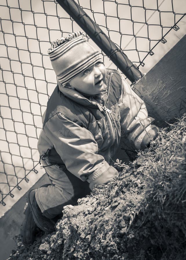 Black and white retro photo royalty free stock photography