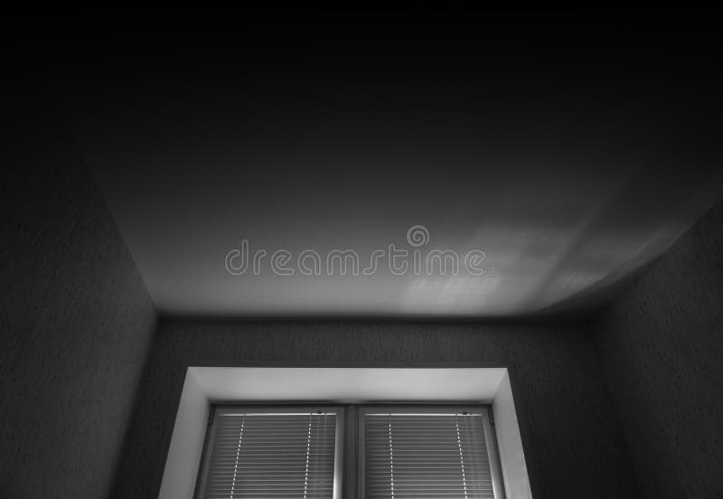 Black & White Room Ceiling Interior Background Stock Photo Image of