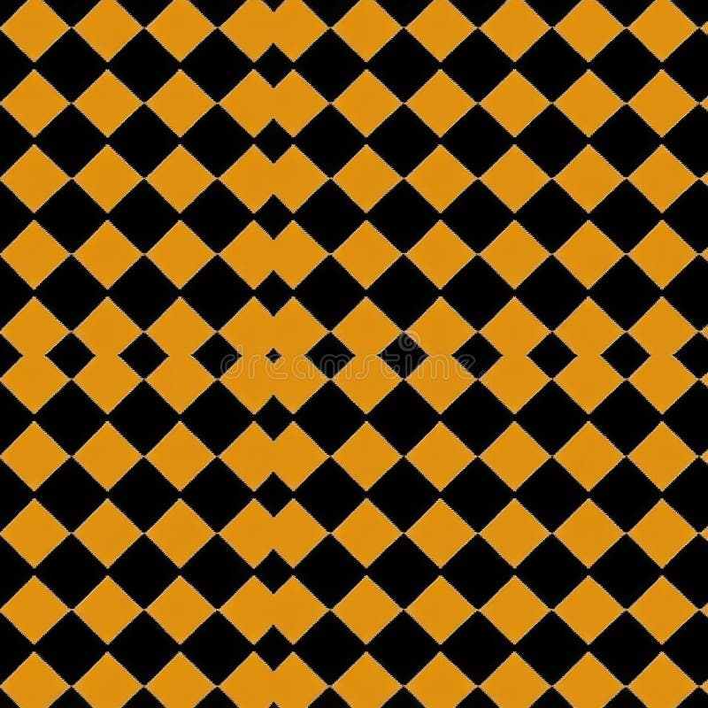 Black and white seamless abstract geometric houndstooth pixel design stock photo