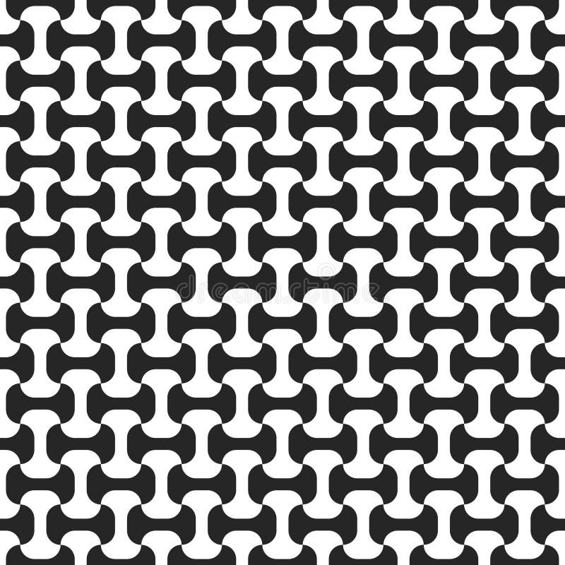 Black-and-white seamless pattern