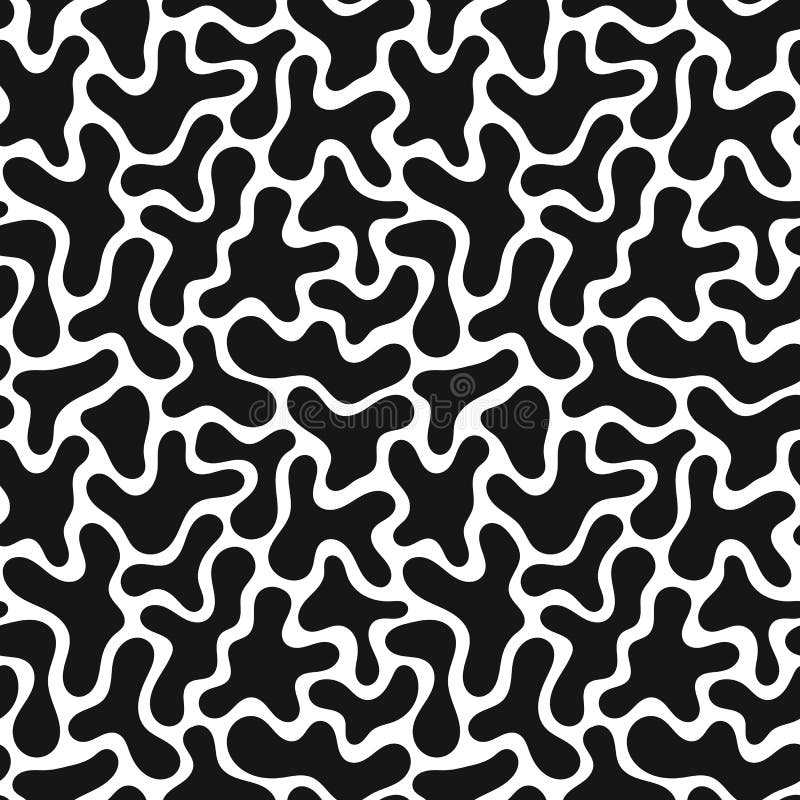 Black and White Spotty Background Stock Vector Illustration of