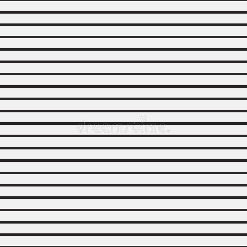 Black and White Striped Backdrop in Moderate Style Stock Vector