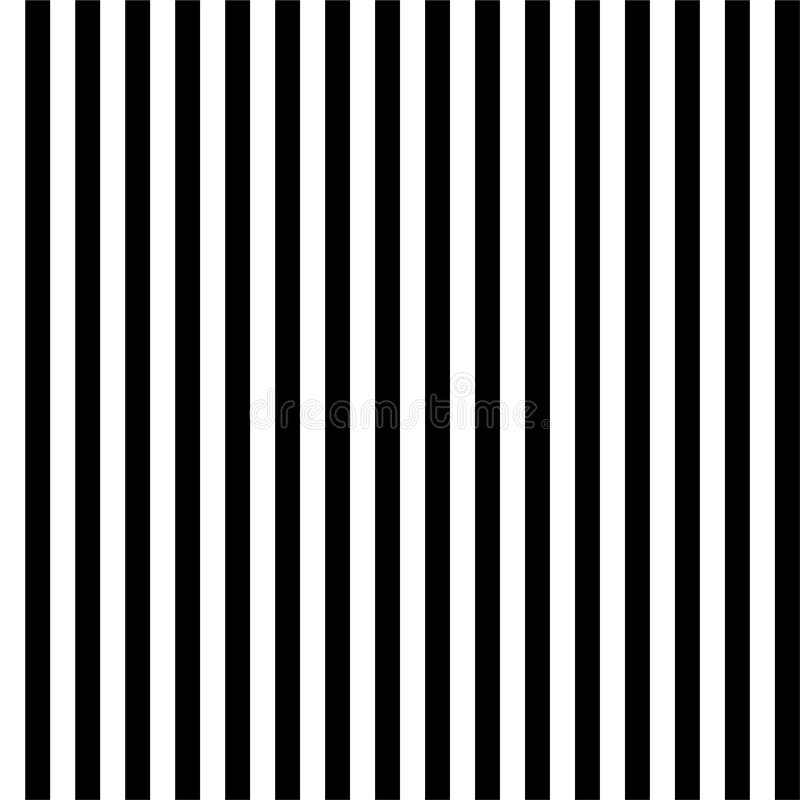 Black and White Stripes Seamless Pattern Stock Vector Illustration of