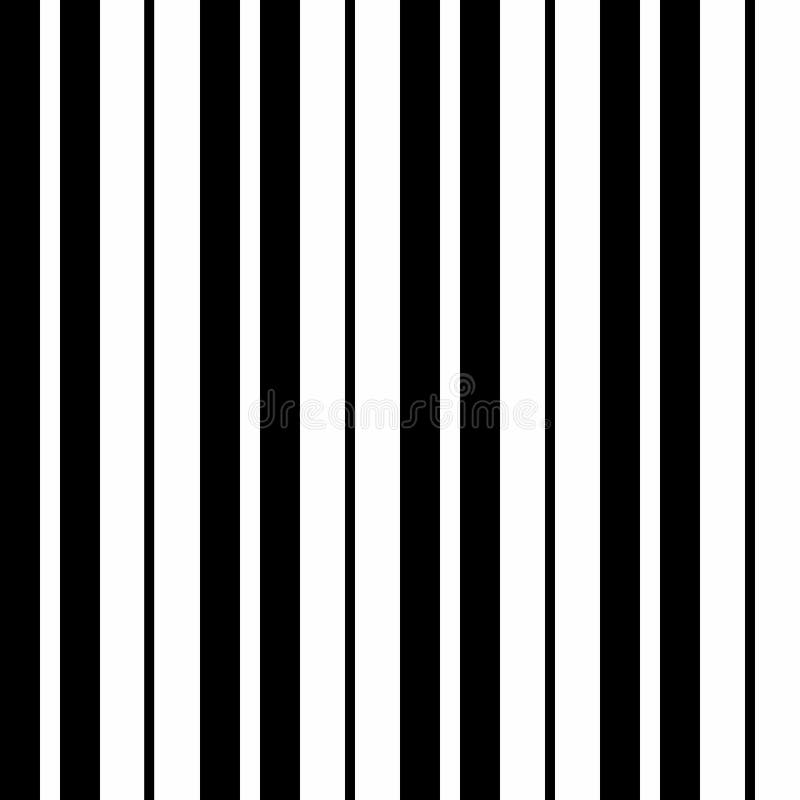 Black White Stripes Seamless Pattern. Stock Vector Illustration of geometric, graphic 252288481