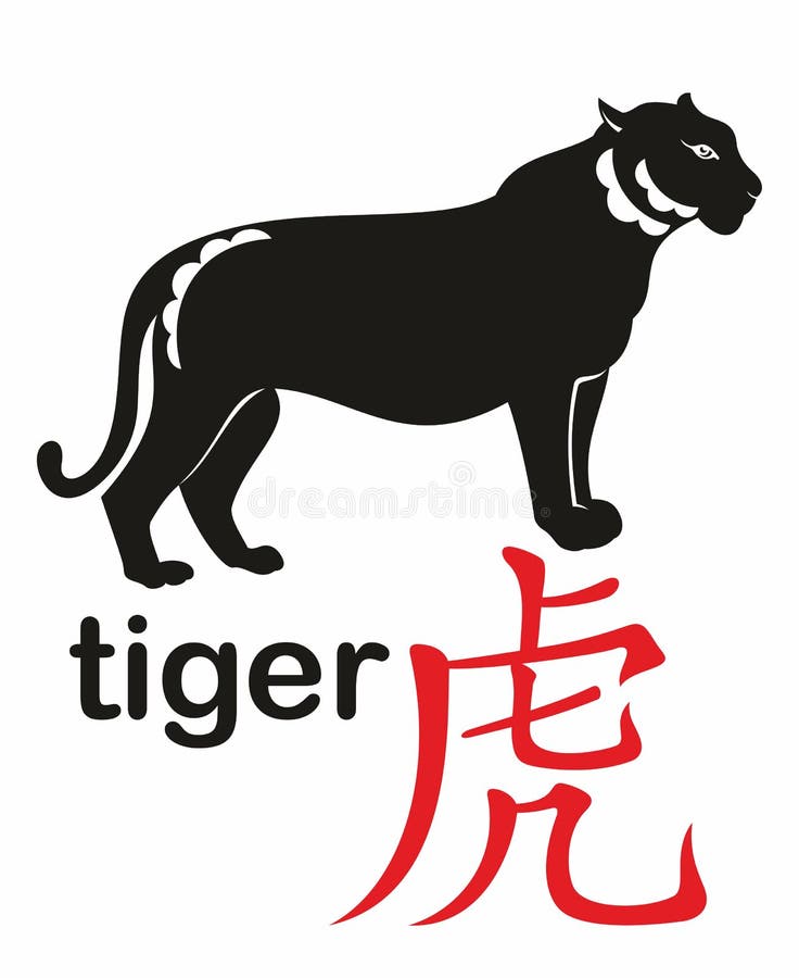 Tattoo Tiger. Chinese New Year 2022 Year. Vector Illustration for Your Design. Stock Vector - Illustration of celebrate, oriental: 216225008