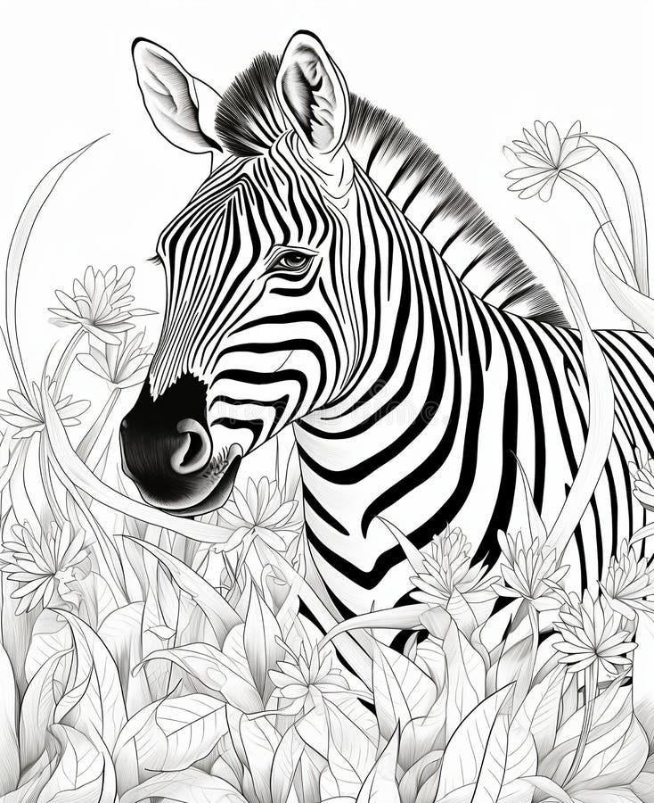 Stencil Zebra Stock Illustrations – 197 Stencil Zebra Stock ...