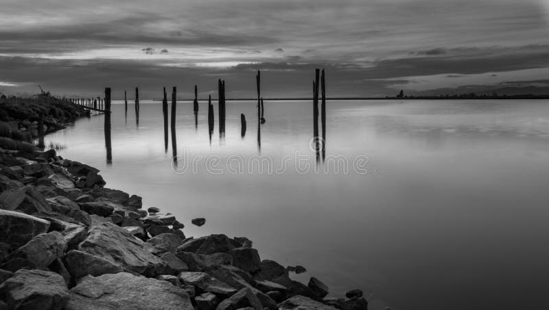 Black & White Sunset stock photo. Image of tourism, summer - 88301202