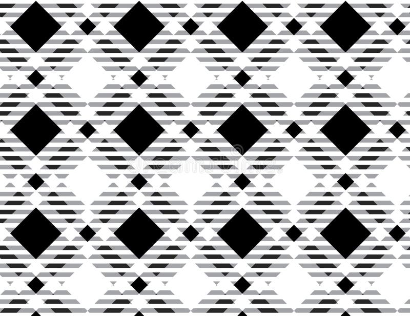 Black and white tartan plaid pattern.- Vector illustration.-EPS-10 royalty free illustration Black and white tartan plaid pattern.- Vector illustration.-EPS-10 royalty free illustration