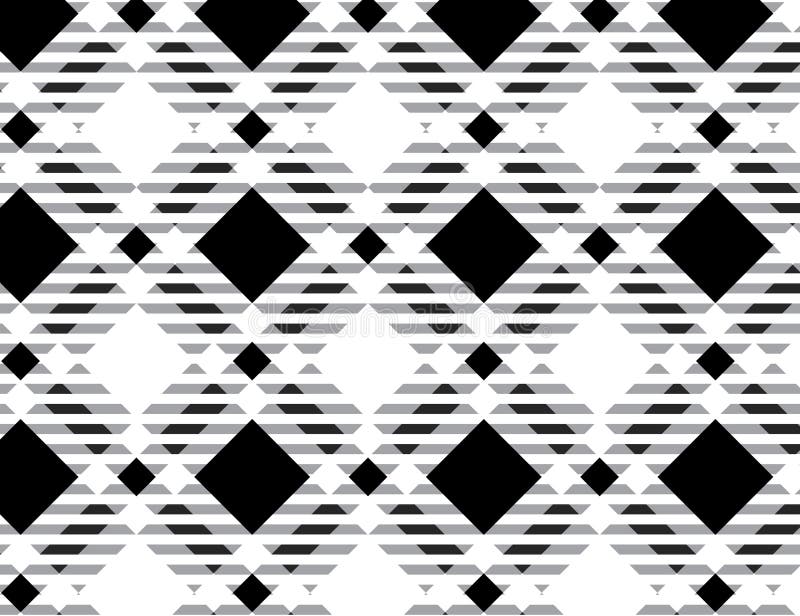 Black and white tartan plaid pattern.- Vector illustration.-EPS-10 royalty free illustration Black and white tartan plaid pattern.- Vector illustration.-EPS-10 royalty free illustration