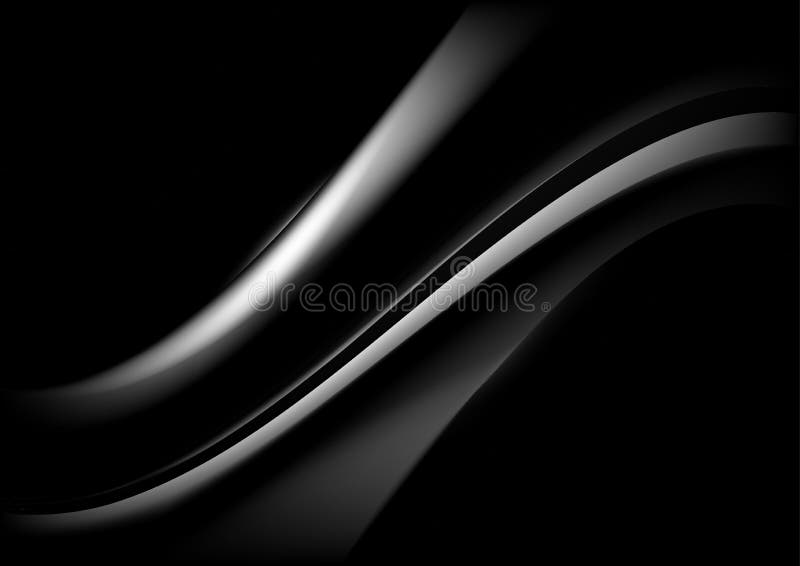 Black Black And White Template Background Vector Illustration Design