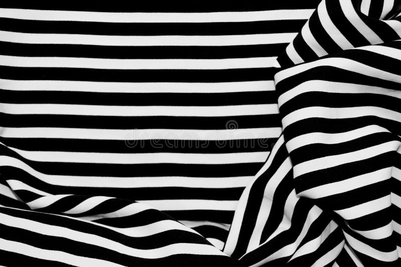 Black and White Textile As Background.Black and White Material Texture