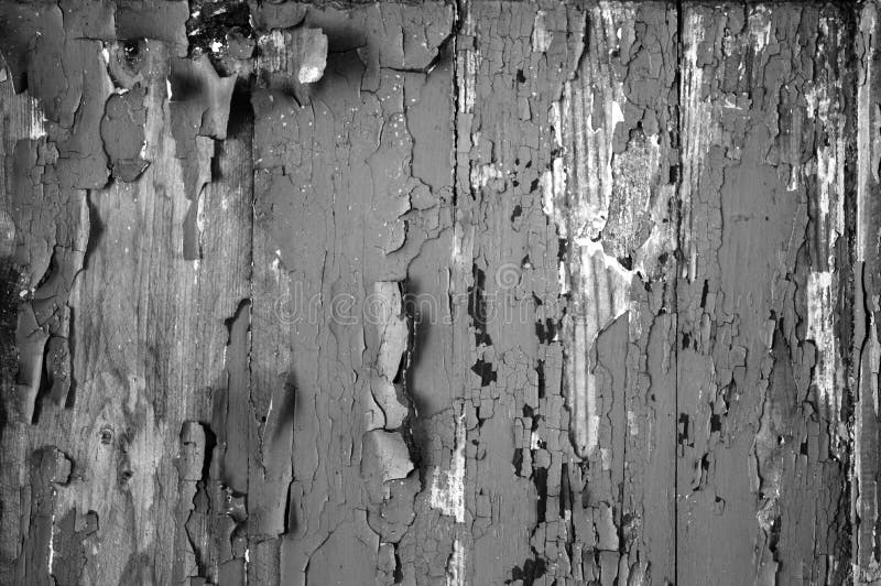 Blackandwhite Tone of Abstract Texture the Peeledoff Paint, for a