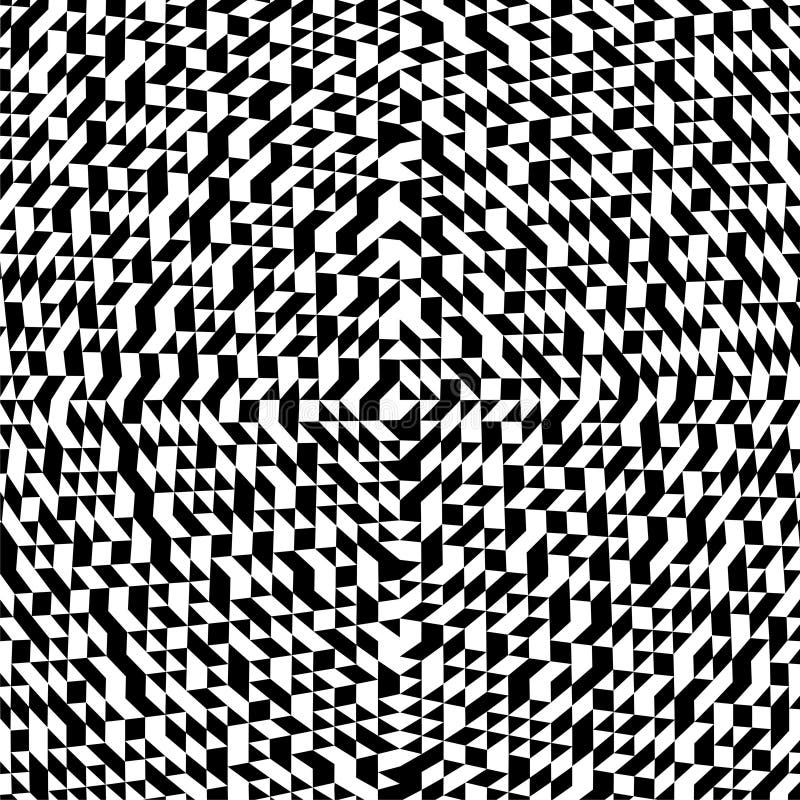 Black and White Triangle Pattern Vector Stock Vector - Illustration of ...