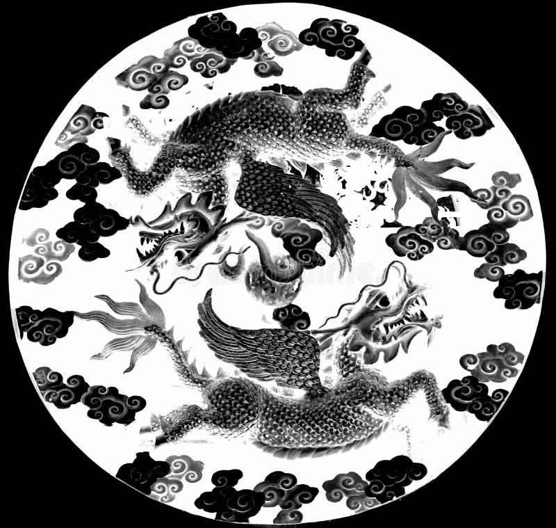 Twin Japanese Dragons Tattoo
