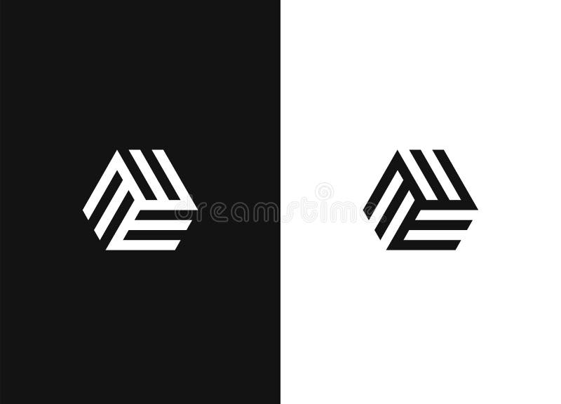 Black white version of the design element vector illustration