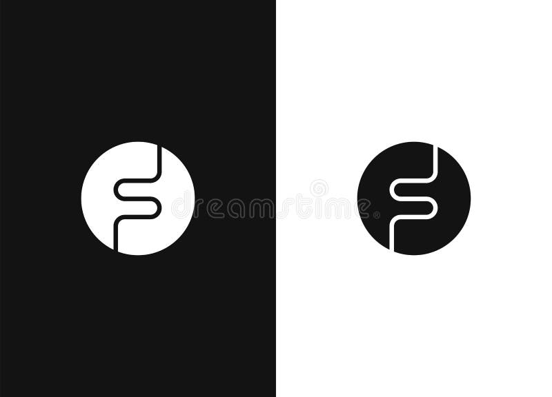 Black white version of the design element royalty free illustration