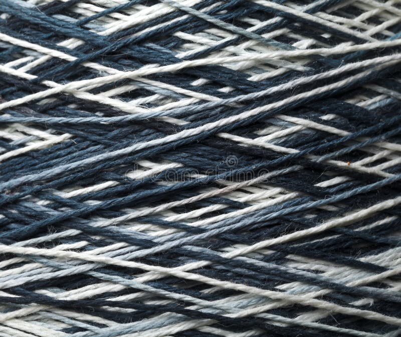 Black and white yarn stock image. Image of multi, skein - 30084761