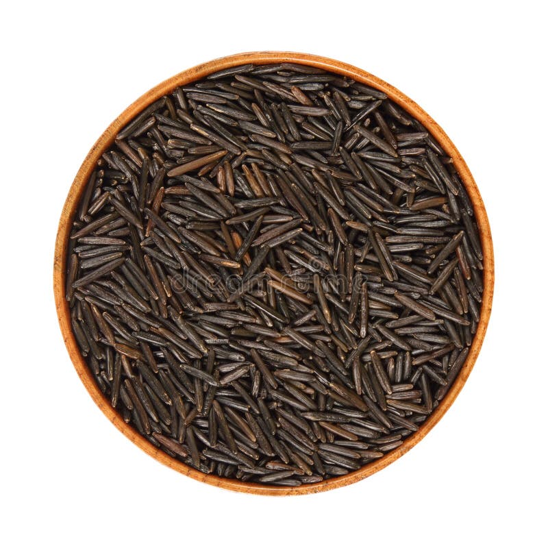 Black, wild rice stock image. Image of eating, healthy 22543375