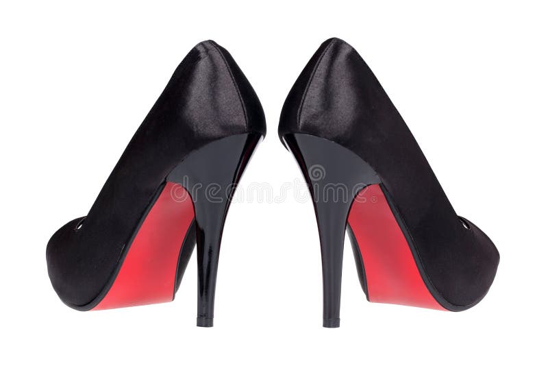 Black women s heel shoes stock photo. Image of studio 26392290