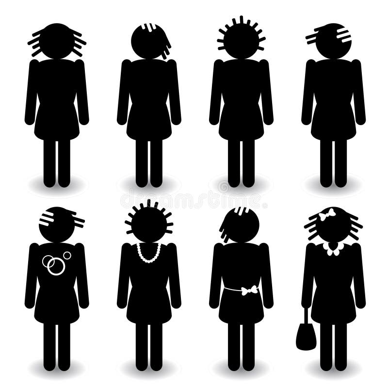 Black women silhouettes
