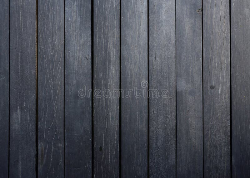 Black wood plank background stock photo