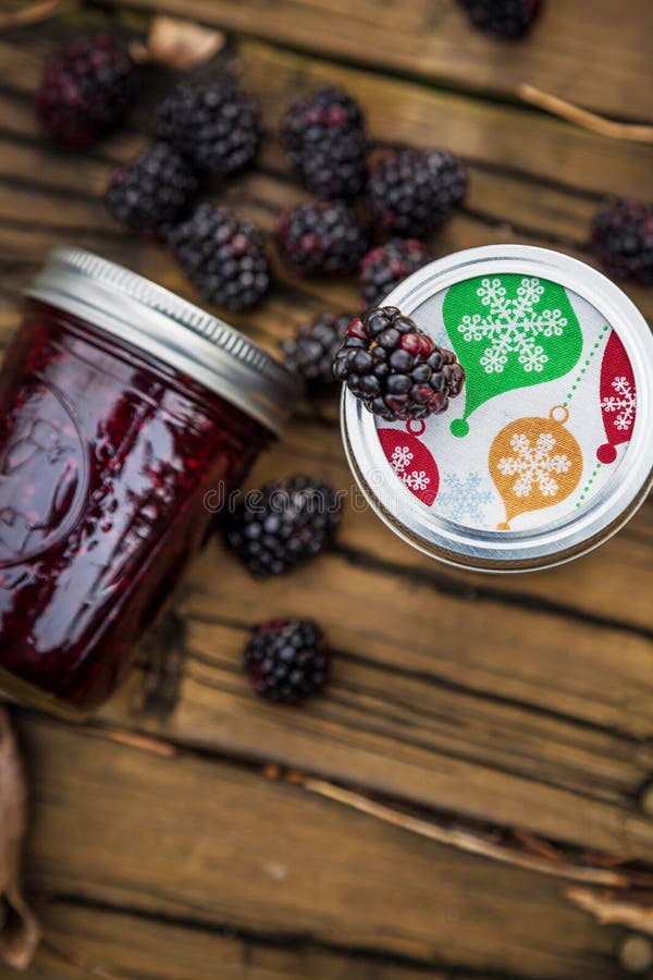 Blackberries with Blackberry Jam in Bottles. Stock Photo Image of organic, ingredient 65151086