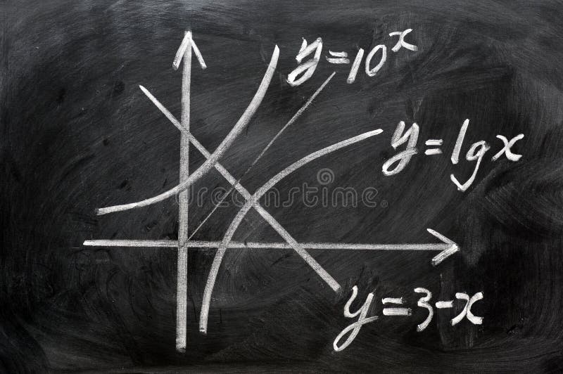 Blackboard formuł matematyki pisać obrazy royalty free