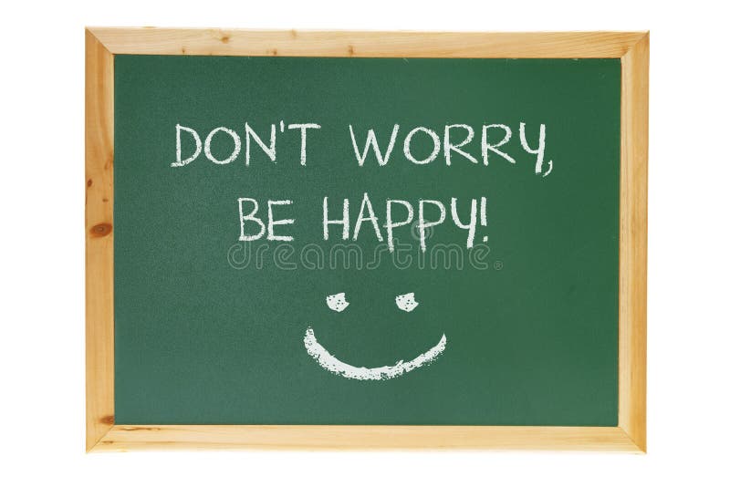 Blackboard with Inspiration Message royalty free stock images