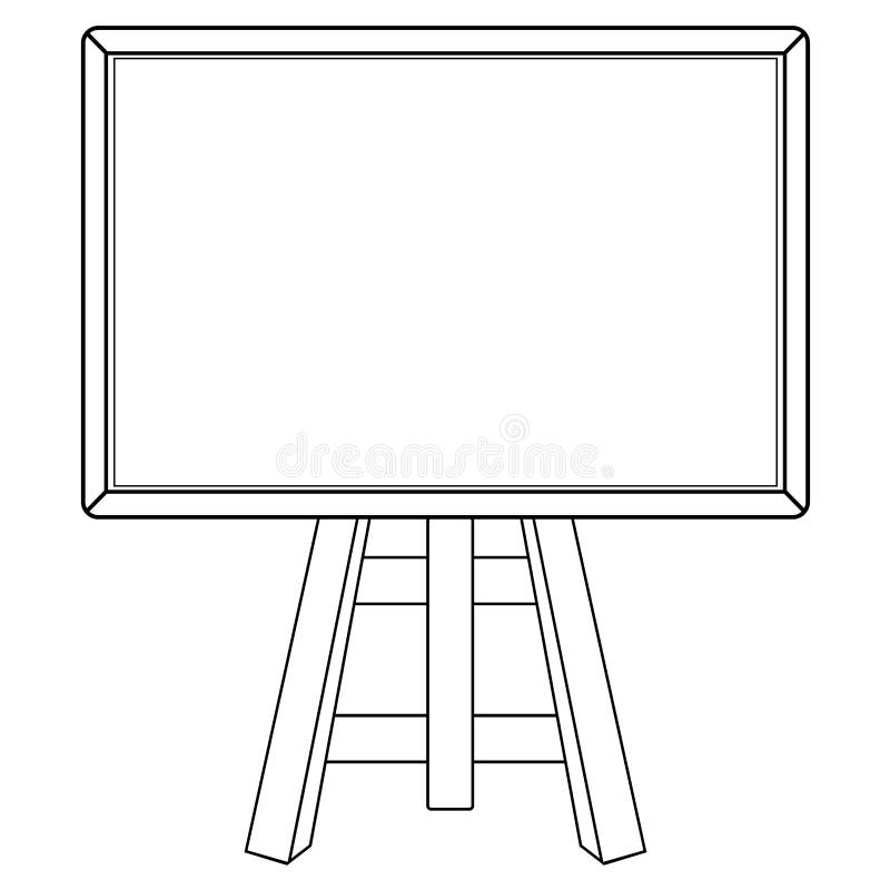 Blackboard stock illustration. Illustration of advertising - 58681510