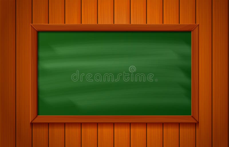 blackboard on wood background vector illustration blackboard on wood background vector illustration