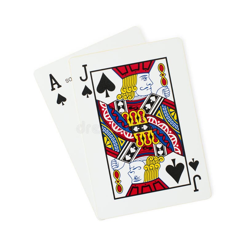 Blackjack karta do gry obraz stock Blackjack karta do gry obraz stock