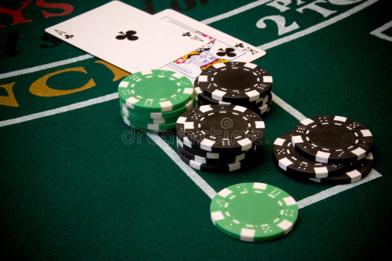 Blackjack 5 stock photo. Image of table, chips, blackjack 51624