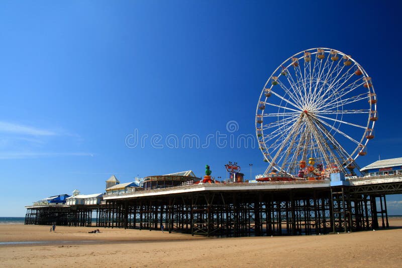 Blackpool Pier royalty free stock image