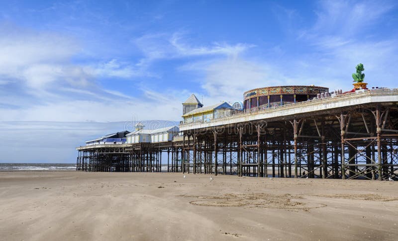 Blackpool-Pier lizenzfreies stockbild Blackpool-Pier lizenzfreies stockbild