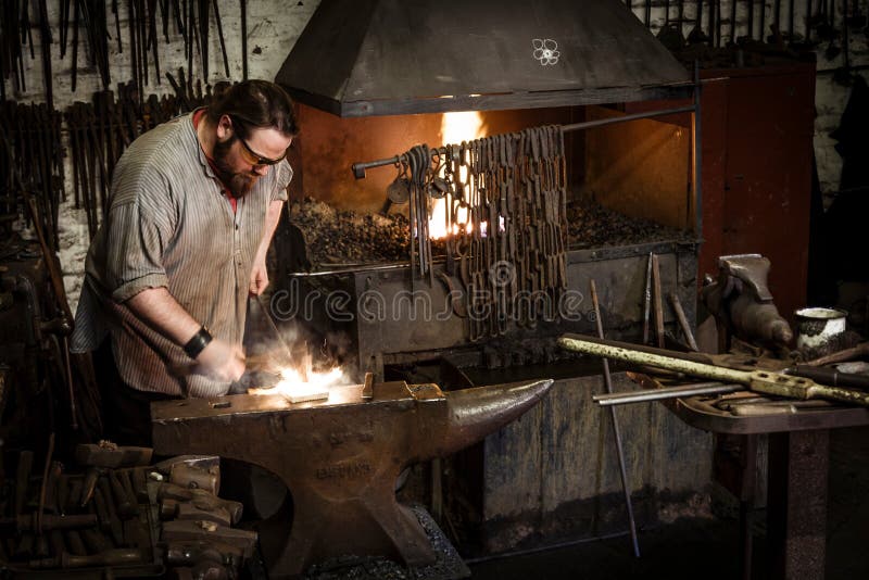 Blacksmith at Blists Hill Victorian Museum