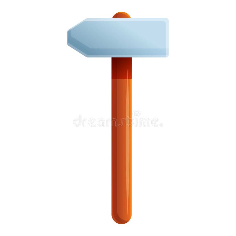 Sledgehammer Icon Digital Purple Stock Vector Illustration of anvil