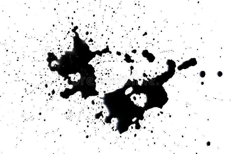 blacksplatters arkivbild