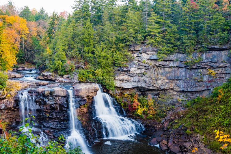 Blackwater-Fälle, West Virginia lizenzfreies stockbild Blackwater-Fälle, West Virginia lizenzfreies stockbild