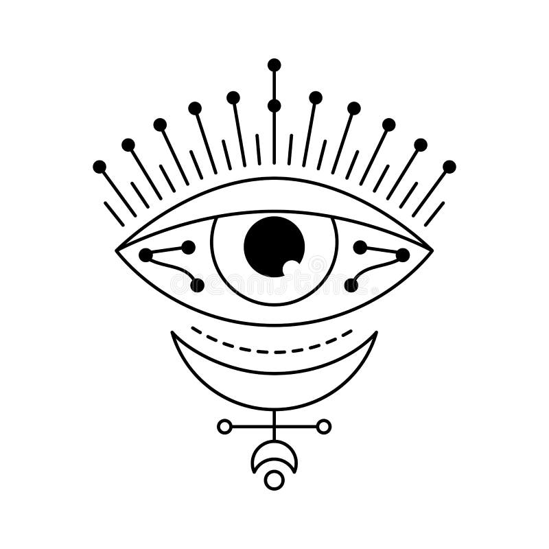 images Evil Eye Line Drawing dreamstime com