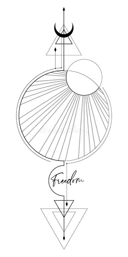 Sacred Geometry T-Shirt - Earth Sun And Moon T-Shirt Sacred Geometry T-Shirt - Earth Sun And Moon T-Shirt