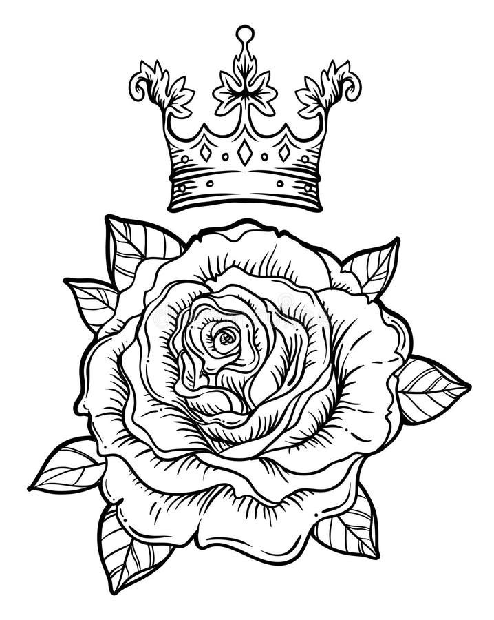 Blackwork-Tätowierungsblitz mit stieg Rose Flower In hohem Grade ausführliches v vektor abbildung Blackwork-Tätowierungsblitz mit stieg Rose Flower In hohem Grade ausführliches v vektor abbildung