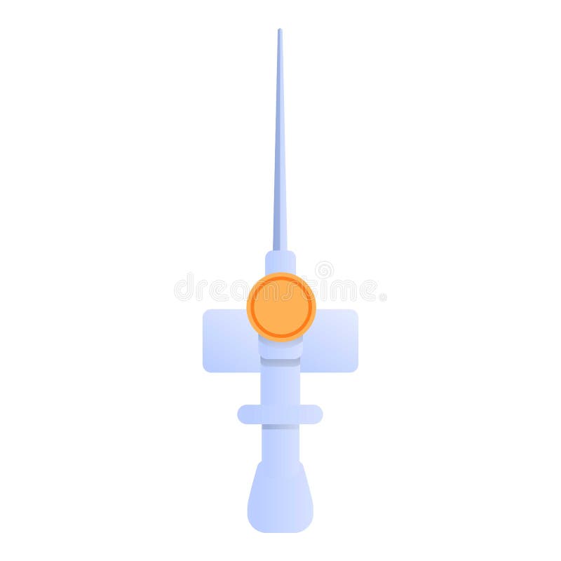 Bladder catheter icon, cartoon style vector illustration