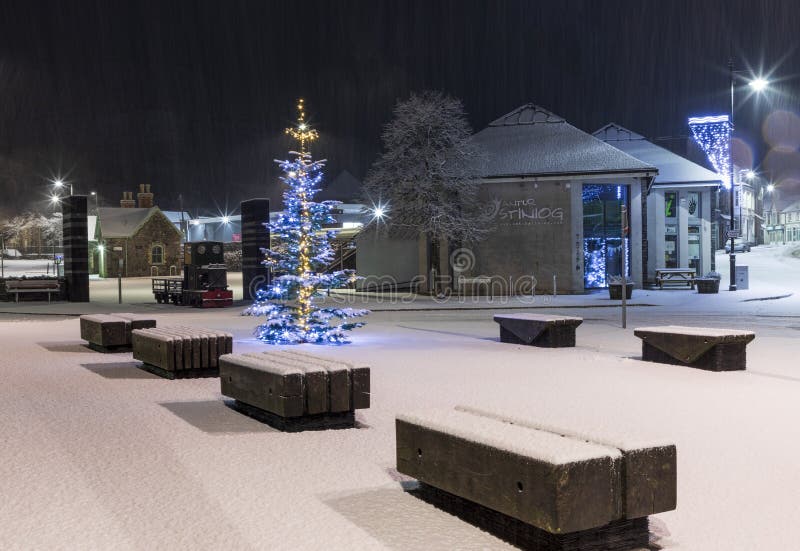Blaenau Ffestiniog Town Centre Stock Photo Image of gwynedd, wales
