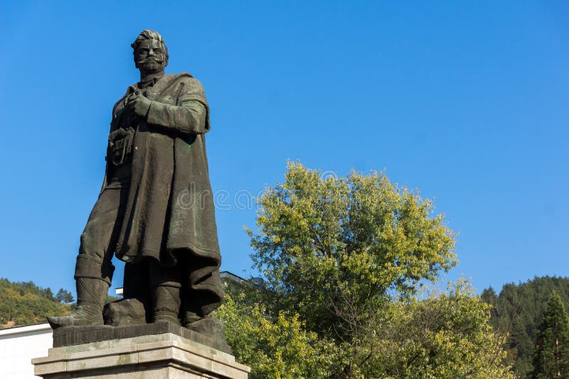 Gotse Delchev monument at The Center of town of Blagoevgrad, Bulgaria royalty free stock images Gotse Delchev monument at The Center of town of Blagoevgrad, Bulgaria royalty free stock images