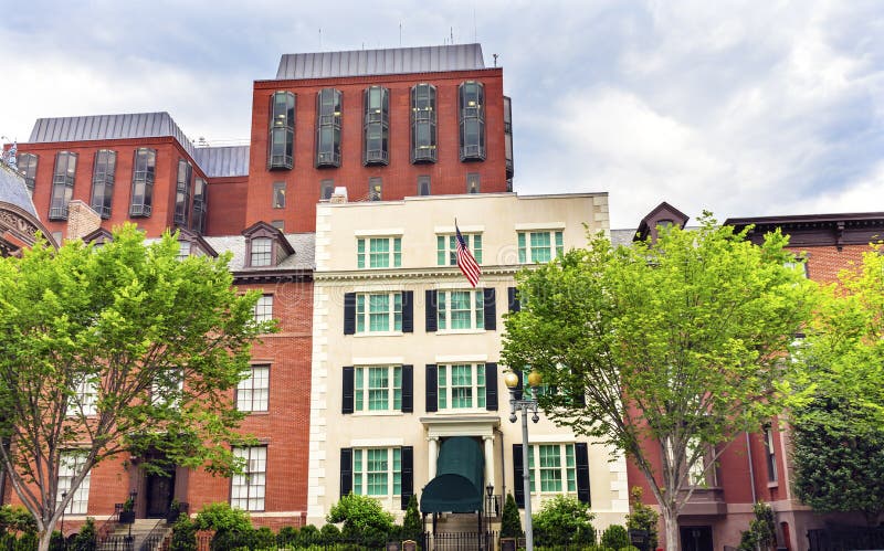 Blair House Building Second White House Washington DC Stock Photo