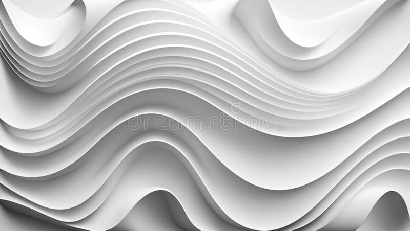 Fond D'écran Blanc Dynamique Abstrait Ondulé Fond D'écran Texture Organique  Fond Généré Ai Illustration Stock - Illustration du décoratif, horizontal:  273045288